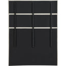 Meridian Adam Cream Linen Textured Fabric Queen Bed IMAGE 5