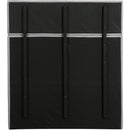 Meridian Adam Grey Linen Textured Fabric Full Bed IMAGE 5