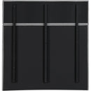 Meridian Adam Grey Linen Textured Fabric Queen Bed IMAGE 5