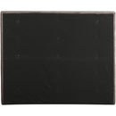 Meridian Adam Taupe Linen Textured Fabric Full Bed IMAGE 5