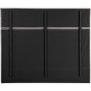 Meridian Adam Taupe Linen Textured Fabric King Bed IMAGE 5