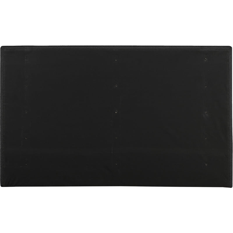 Meridian Adam Black Boucle Fabric King Bed IMAGE 5