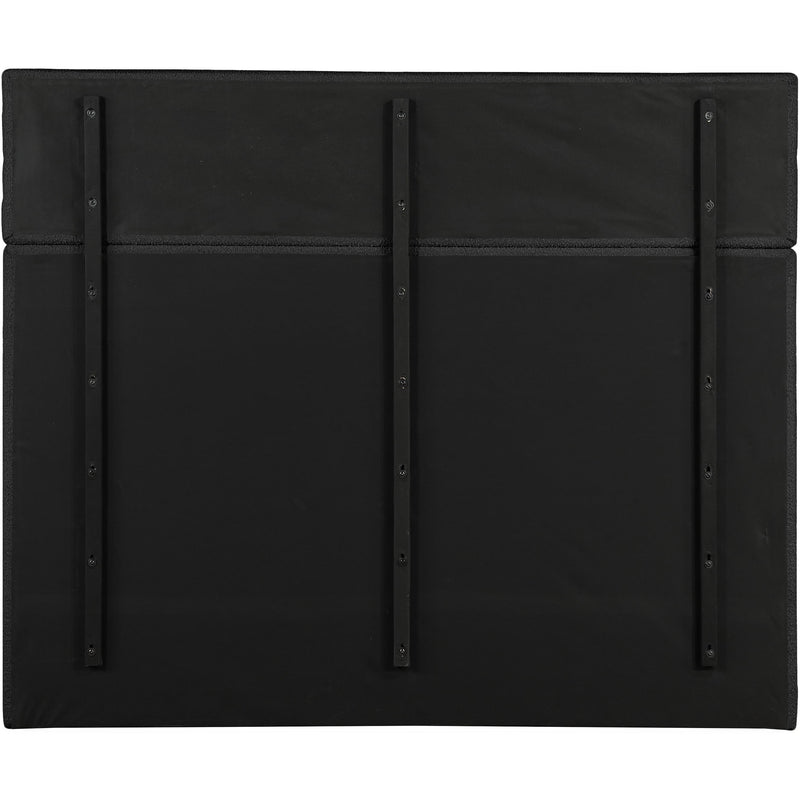 Meridian Adam Black Boucle Fabric King Bed IMAGE 5