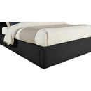 Meridian Adam Black Boucle Fabric King Bed IMAGE 7