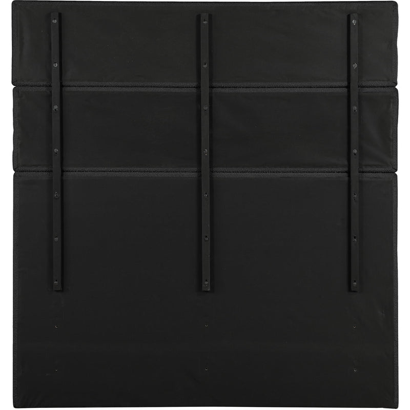 Meridian Adam Black Boucle Fabric King Bed IMAGE 5