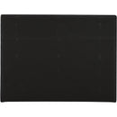 Meridian Adam Black Boucle Fabric Queen Bed IMAGE 5