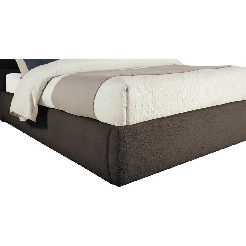 Meridian Adam Brown Boucle Fabric Queen Bed IMAGE 7