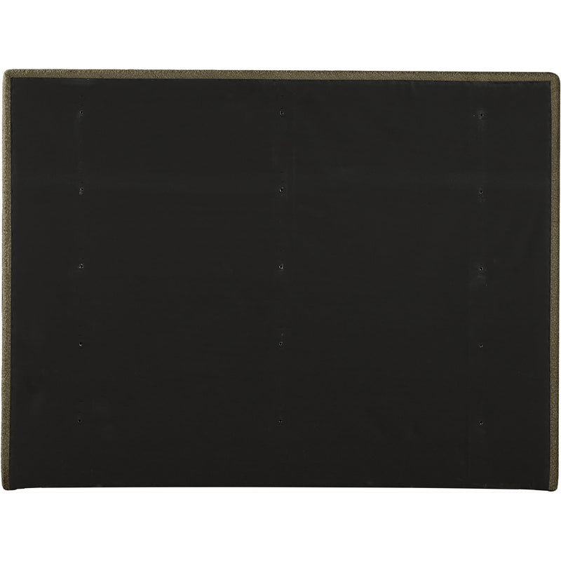 Meridian Adam Olive Boucle Fabric Queen Bed IMAGE 5
