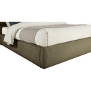 Meridian Adam Olive Boucle Fabric Queen Bed IMAGE 7