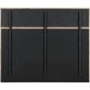 Meridian Adam Beige Chenille Fabric King Bed IMAGE 5