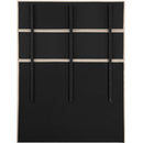 Meridian Adam Beige Chenille Fabric Queen Bed IMAGE 5