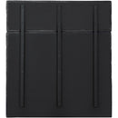 Meridian Adam Black Chenille Fabric Full Bed IMAGE 5