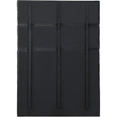 Meridian Adam Black Chenille Fabric Full Bed IMAGE 5