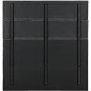 Meridian Adam Black Chenille Fabric King Bed IMAGE 5