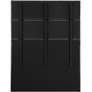 Meridian Adam Black Chenille Fabric Queen Bed IMAGE 5