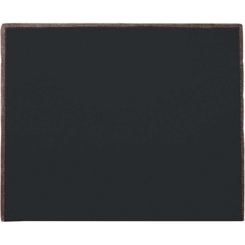 Meridian Adam Brown Chenille Fabric Full Bed IMAGE 5