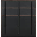 Meridian Adam Brown Chenille Fabric King Bed IMAGE 5