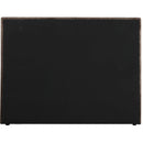 Meridian Adam Brown Chenille Fabric Queen Bed IMAGE 5