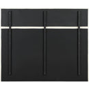 Meridian Adam Cream Chenille Fabric King Bed IMAGE 5