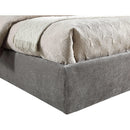 Meridian Adam Grey Chenille Fabric Full Bed IMAGE 6