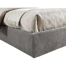 Meridian Adam Grey Chenille Fabric Full Bed IMAGE 6