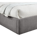 Meridian Adam Grey Chenille Fabric Queen Bed IMAGE 6