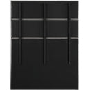 Meridian Adam Grey Chenille Fabric Queen Bed IMAGE 5