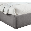 Meridian Adam Grey Chenille Fabric Queen Bed IMAGE 6