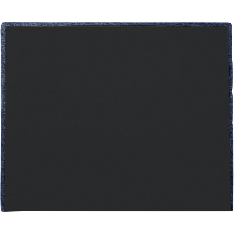 Meridian Adam Navy Chenille Fabric Full Bed IMAGE 5