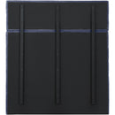 Meridian Adam Navy Chenille Fabric Full Bed IMAGE 5