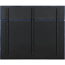 Meridian Adam Navy Chenille Fabric King Bed IMAGE 5