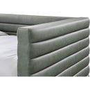 Meridian Beverly Green Vegan Leather Twin Daybed IMAGE 6