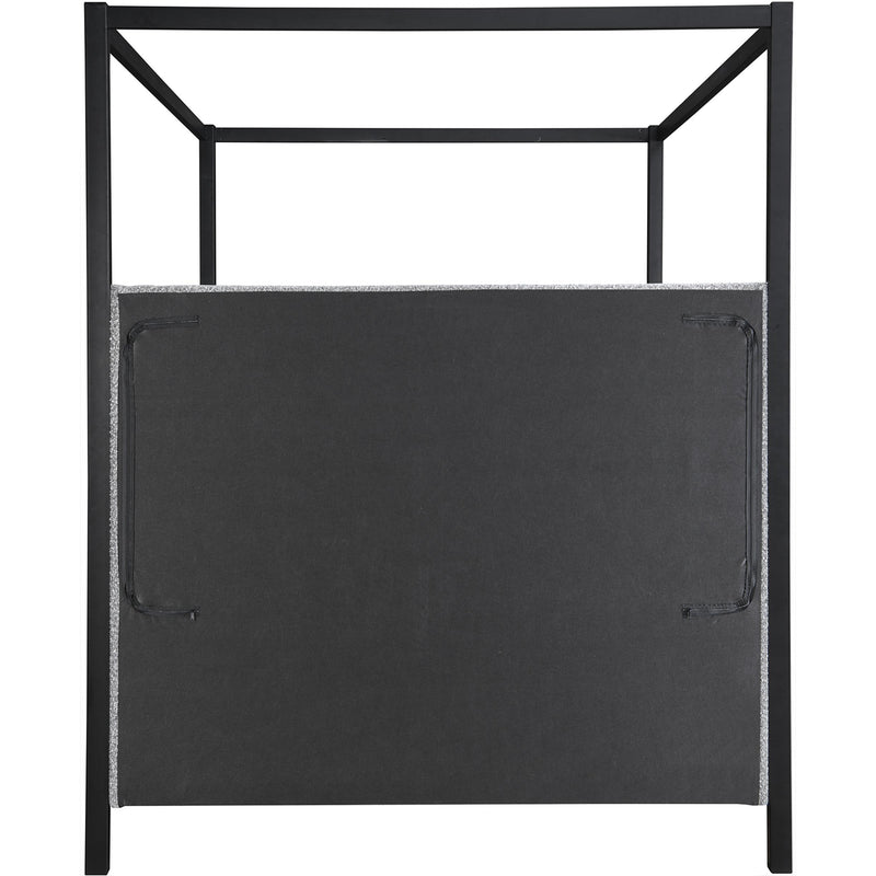Meridian Kelly Grey Boucle Fabric Queen Bed (3 Boxes) IMAGE 5