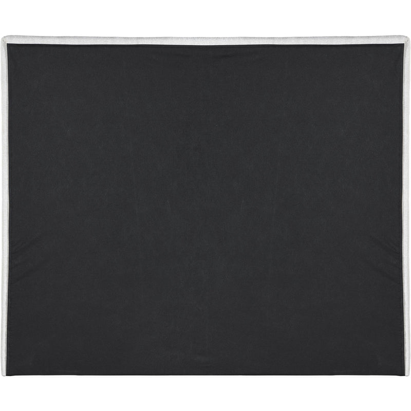 Meridian Maxwell Cream Linen Textured Fabric Full Bed (3 Boxes) IMAGE 5