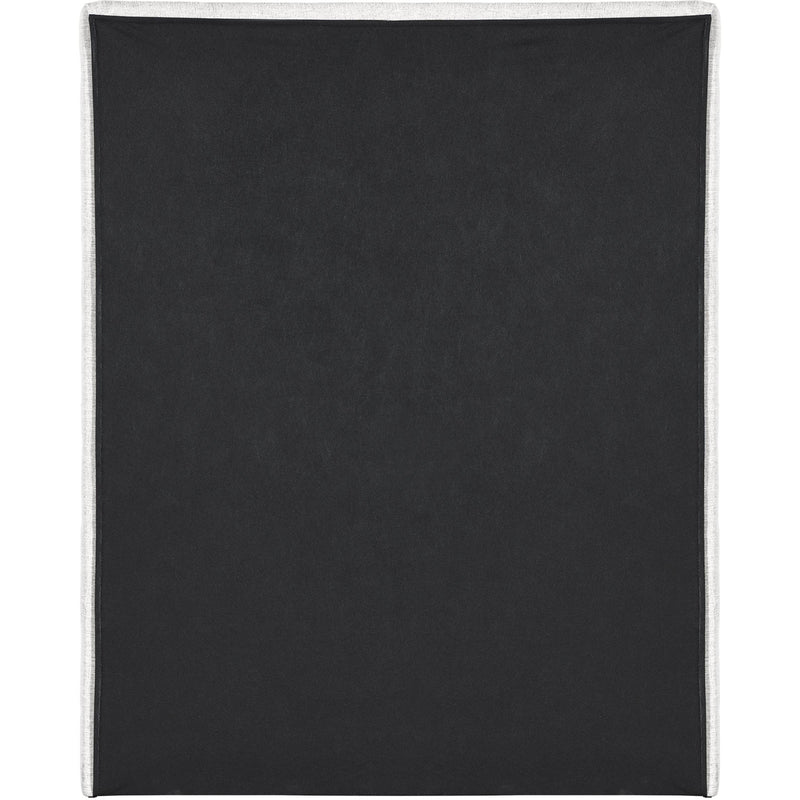 Meridian Maxwell Cream Linen Textured Fabric Twin Bed (3 Boxes) IMAGE 5