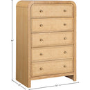 Meridian Siena Natural Chest IMAGE 10