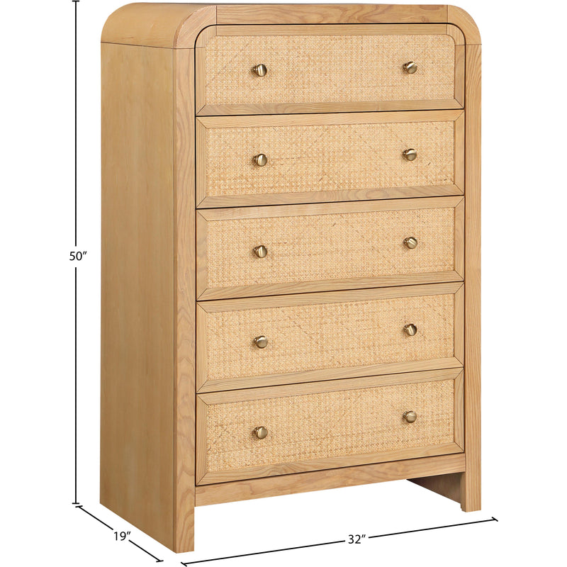 Meridian Siena Natural Chest IMAGE 10