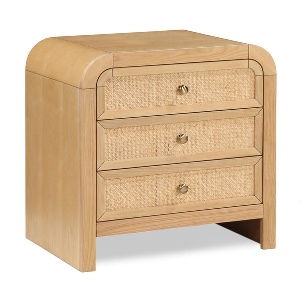 Meridian Siena Natural Night Stand IMAGE 1