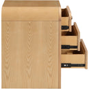 Meridian Siena Natural Night Stand IMAGE 4