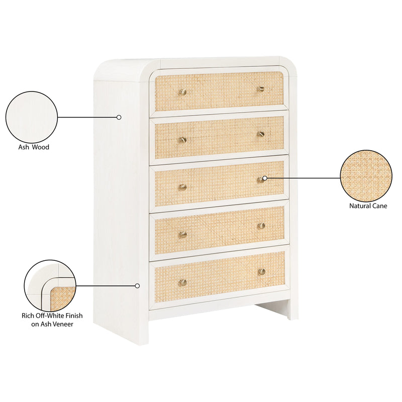 Meridian Siena White Chest IMAGE 10