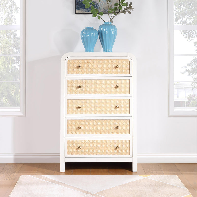 Meridian Siena White Chest IMAGE 2