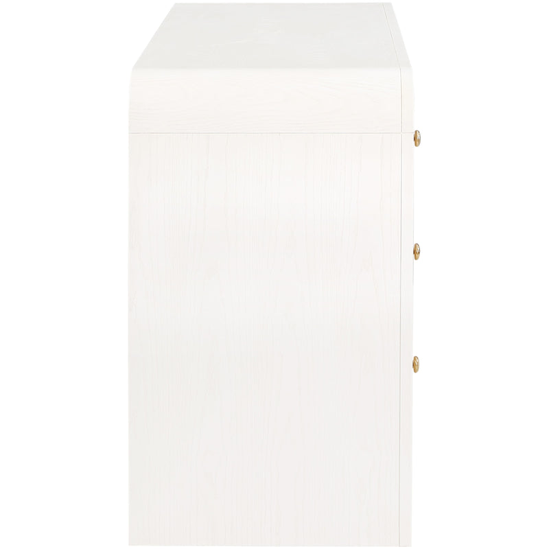 Meridian Siena White Dresser IMAGE 7
