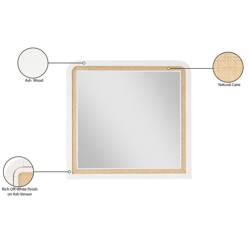 Meridian Siena White Mirror IMAGE 5