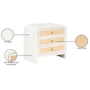 Meridian Siena White Night Stand IMAGE 10