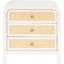 Meridian Siena White Night Stand IMAGE 3