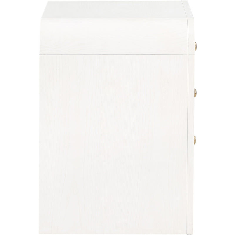 Meridian Siena White Night Stand IMAGE 5