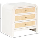 Meridian Siena White Night Stand IMAGE 9