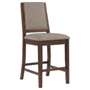  Coaster Furniture Patterson 108889 Upholstered Counter Chair - Mango Oak IMAGE 1