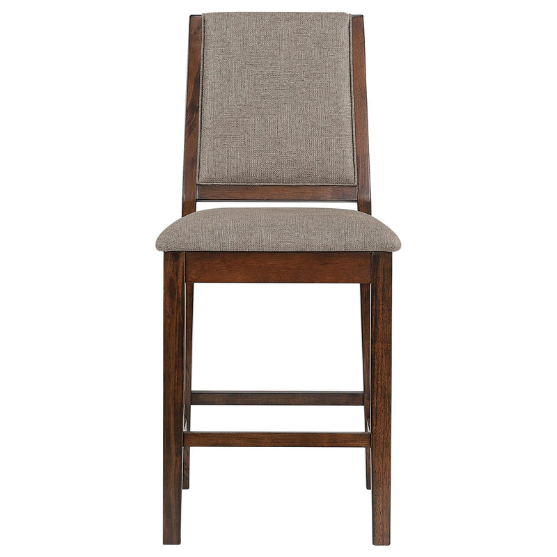  Coaster Furniture Patterson 108889 Upholstered Counter Chair - Mango Oak IMAGE 3