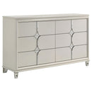 Coaster Furniture Olivia 224953 6-Drawer Dresser Cabinet - Pearl White IMAGE 1